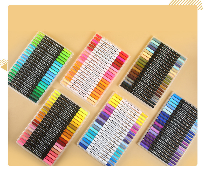 120g Weight Marker Pen Stationery Type 1 Set Quantity Learning Occasion Plastic Material Solid Color Pattern Casual Style 1 Set Solid Color Learning Plastic Casual Marker Pen