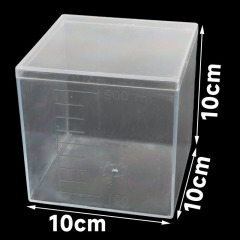 1L transparent capacity box 1000ml volume unit demonstrator capacity unit demonstrator