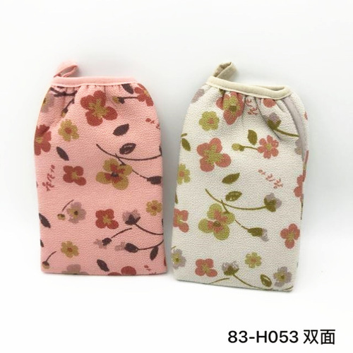 Arirang Hibiscus flower double-sided bath towel, bath gloves, mud rub, men's and women's bath towel, bath towel H053