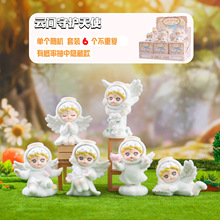 创意新款云间守护天使盲盒潮玩桌面摆件手办公仔礼物家居装饰批发