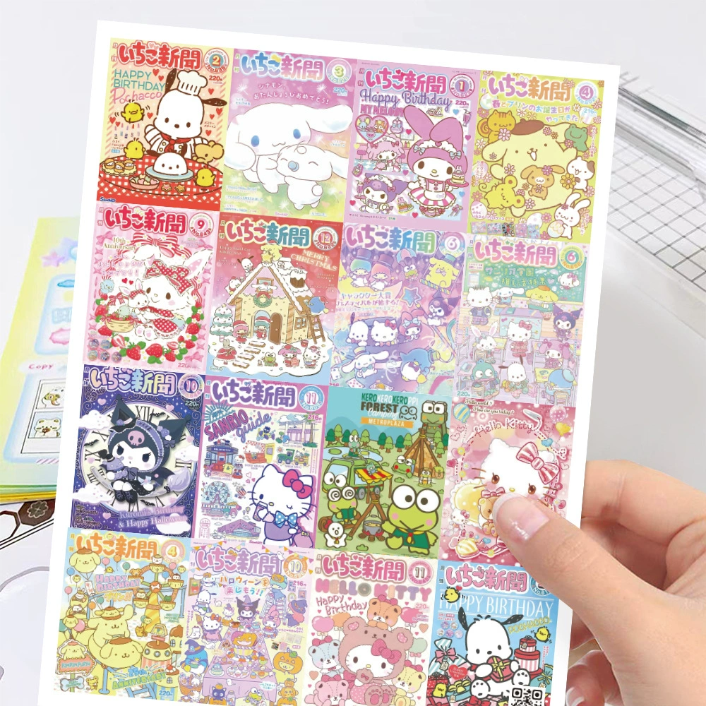 Sanrio, table poster, comics, laptop, waterproof sticker