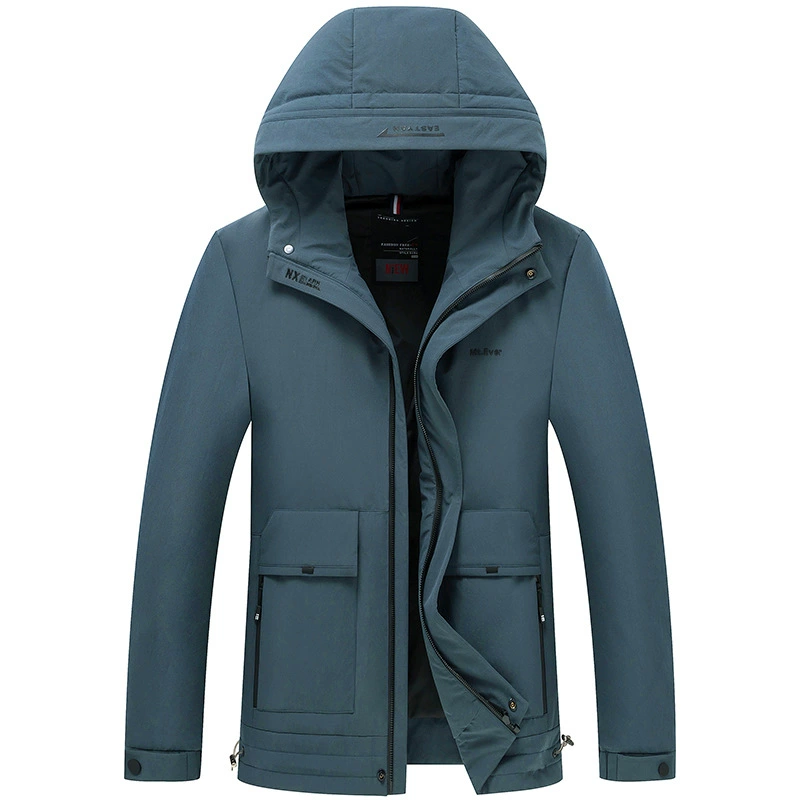 Winter hoody, men's colored down jacket, 2021 collection