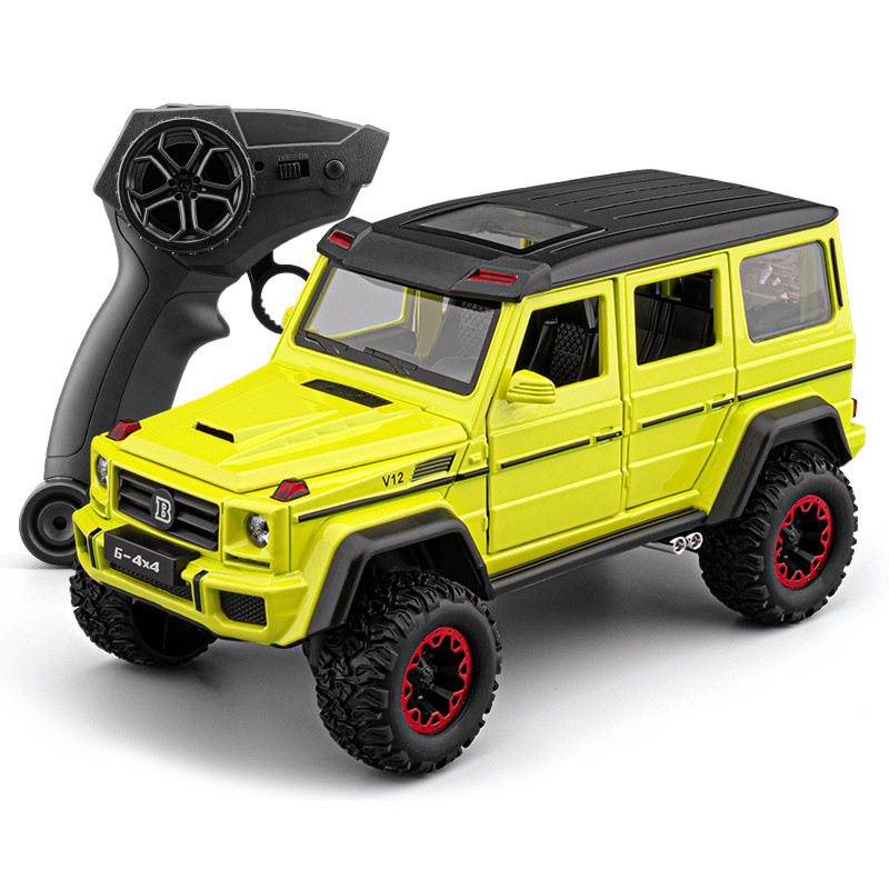 1:24 Remote Control Daben G500 Alloy Car Model with Sound and Light Effects and Multi-Door Educational Toys for Kidsren Aged 5-8