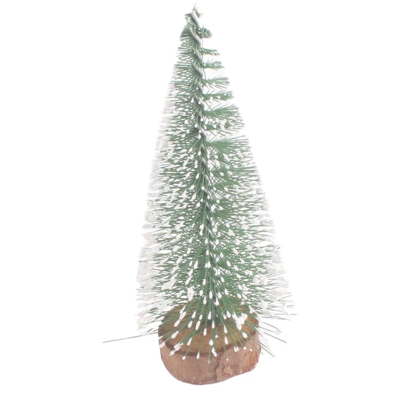 Mini árbol de Navidad decoración de escritorio DIY aguja de pino árbol de Navidad decoración de Navidad de cedro blanco pequeño árbol de Navidad
