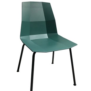 Nordic dining chair home ins Internet celebrity stool industrial style plastic dining chair coffee chair simple chair leisure chair fashion
