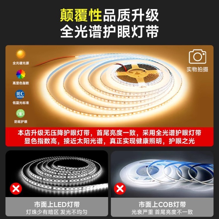 免吊顶线型灯天花阴角线条灯顶角线石膏线灯带明装三角装饰条卡槽|undefined