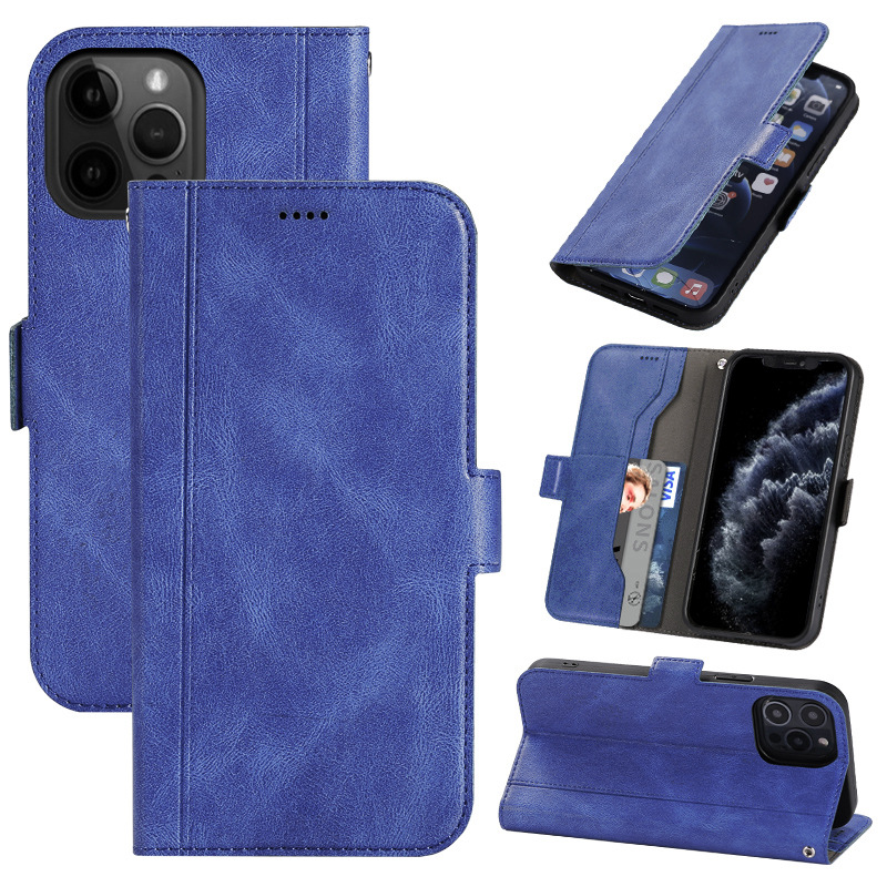 适用小米Xiaomi 14T/13 Pro ultra小牛皮2代侧扣小米POCO F6 皮套