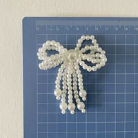 Аксессуары для волос, серьги, одежда, обувь, головные уборы DIY аксессуары, декоративные аксессуары, производители пятно ручной плетеный жемчужный бант