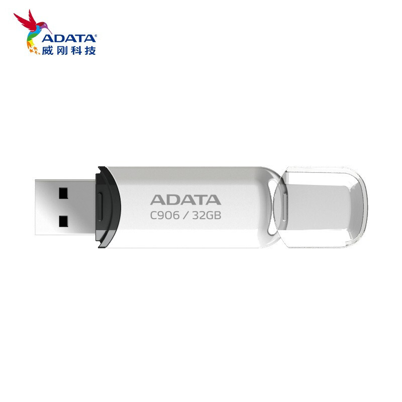 Memoria Flash de ADATA USB2.0 C906 16G 32G 64G con memoria USB conveniente del negocio del casquillo