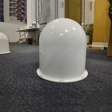 玻璃钢gnss天线罩外壳5G卫星设备外罩监测美化玻璃纤维保护罩仪表