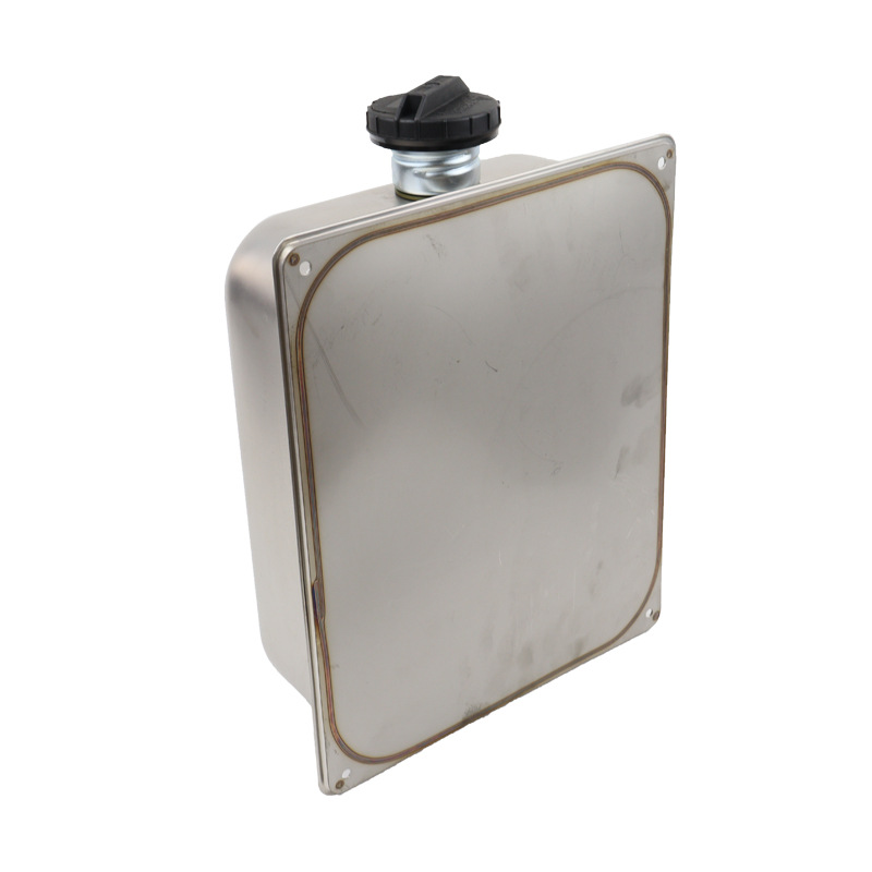7L Stainless Steel Fuel Tank with Key Parking Heater Diesel Stainless Steel Oil Barrel with Oil Level Display Car Oil Cap