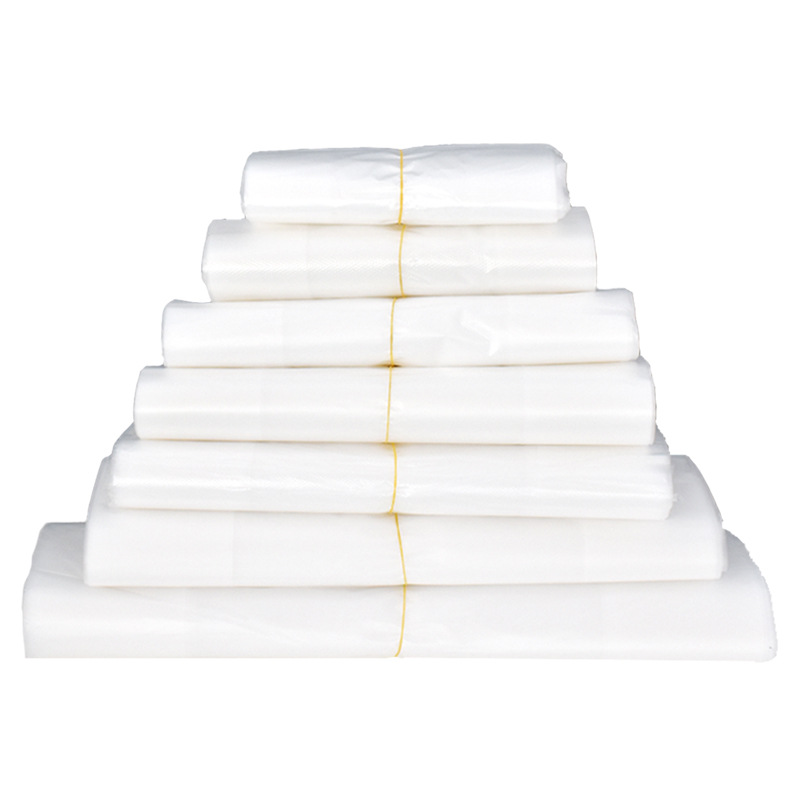 Bolsas de plástico de alimentos blancos gruesas bolsas de transporte bolsas de chaleco transparentes bolsas de compras portátiles bolsas de conveniencia bolsas de embalaje