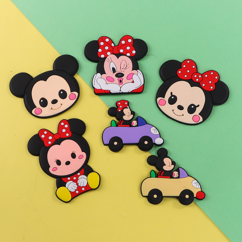 Cartoon silicone phone case with accessories from soft rubber PVC