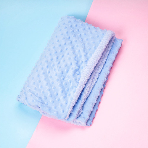 Cross-border double-layer velvet blanket baby lamb wool wrap blanket spring and autumn cover blanket wrap towel newborn wrap baby compression bubble children's blanket