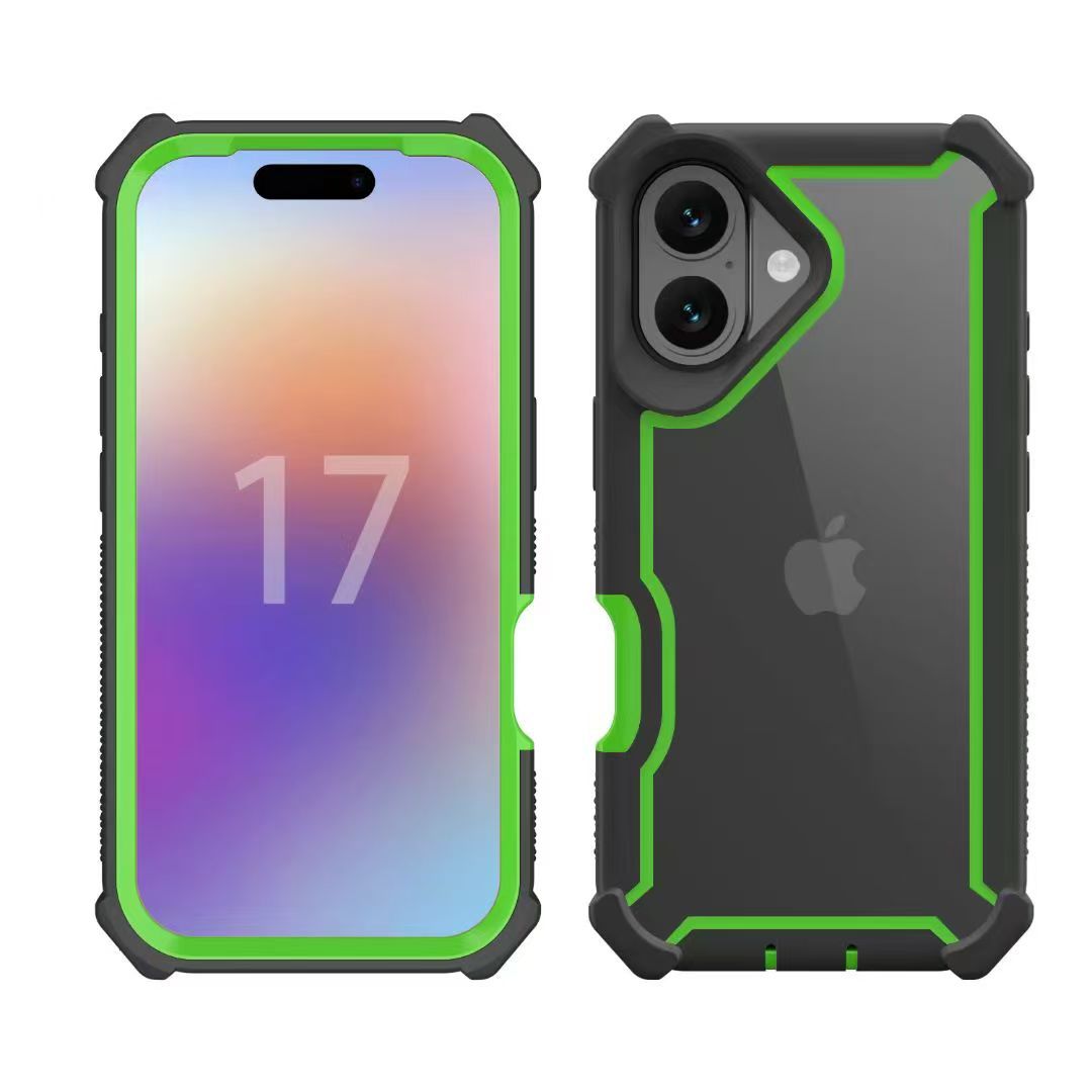 Nueva funda protectora transparente con succión magnética espacial transfronteriza, adecuada para iPhone 16 Pro Max y Apple 17 Air.