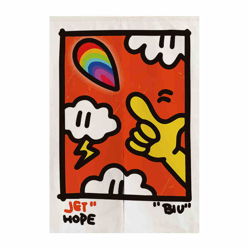 Art graffiti puerta de cubierta