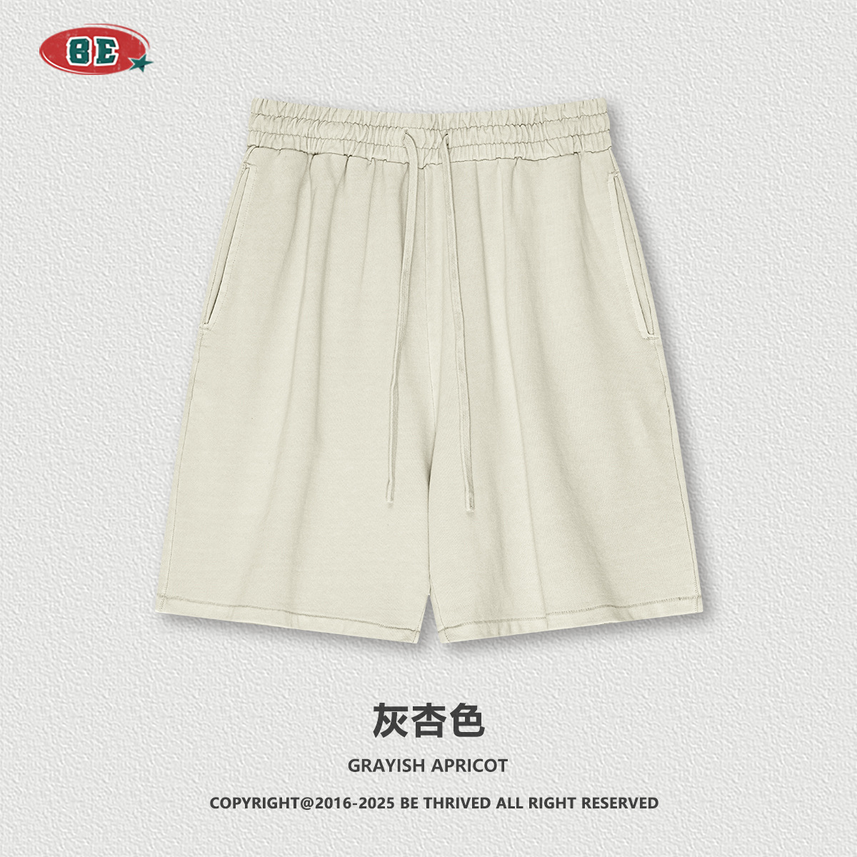 Pantalones cortos casuales de estilo americano lavados de algodón de cinco puntos, transpirables para uso diario image 11