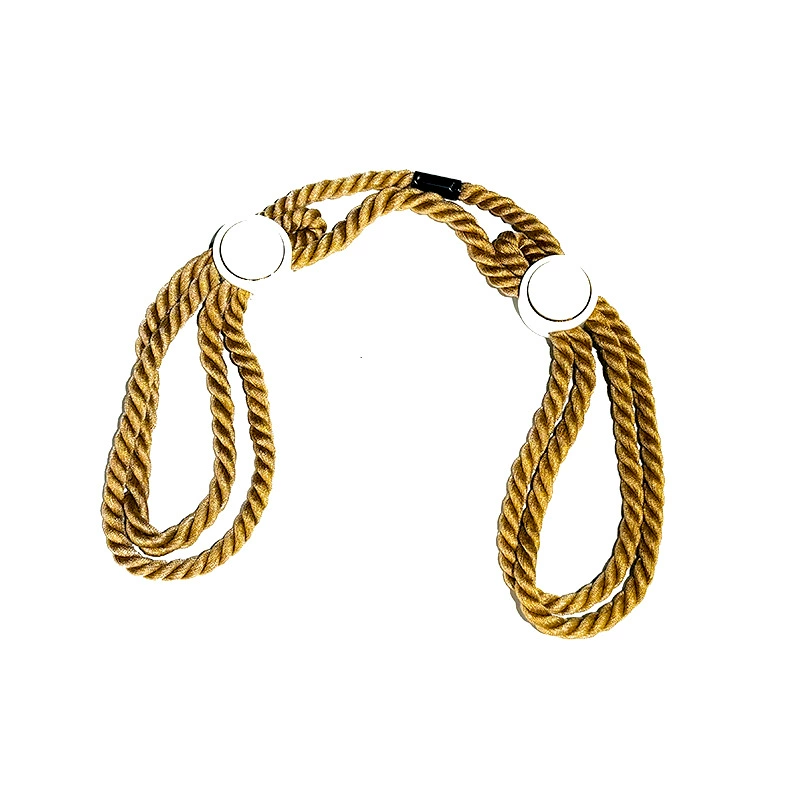 Bondage Rope Cuffs, Adjustable Dual-Loop Restraints, Lightweight 0.06 kg, Multi-Color