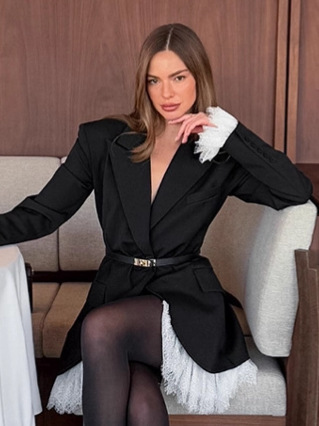 Spring elegant small classic suit jacket