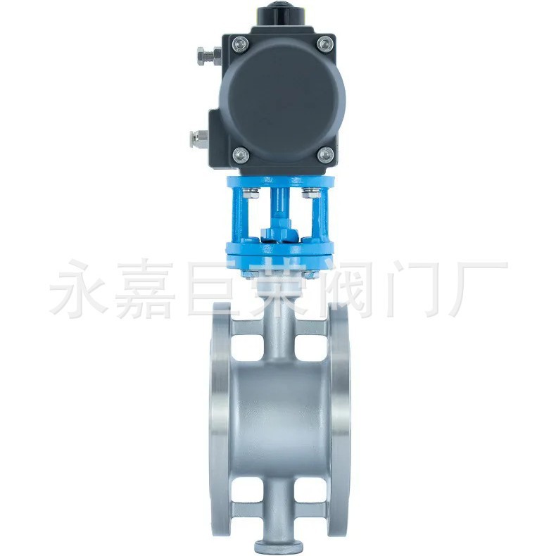 硬密封气动偏心法兰蝶阀D643H-10C不锈钢材质规格齐全