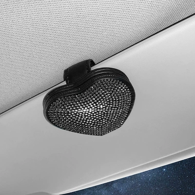 glasses holder magnetic document storage | Car Glasses Clip/Bill Clip - black-diamond-one-price