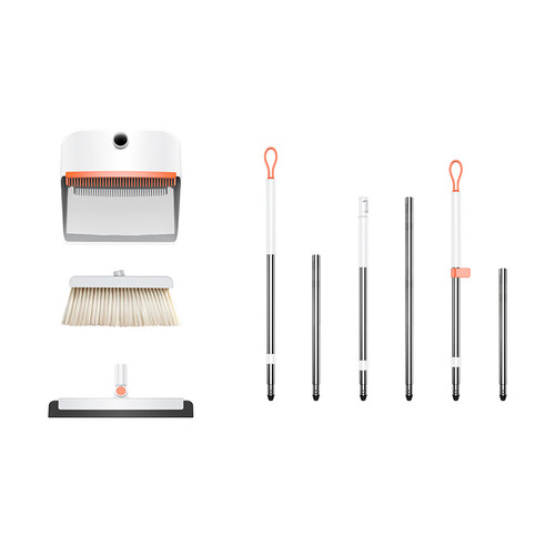 Manufacturer's thickened soft bristle broom dustpan magic wiper combination set household non-stick hair multi-functional broom