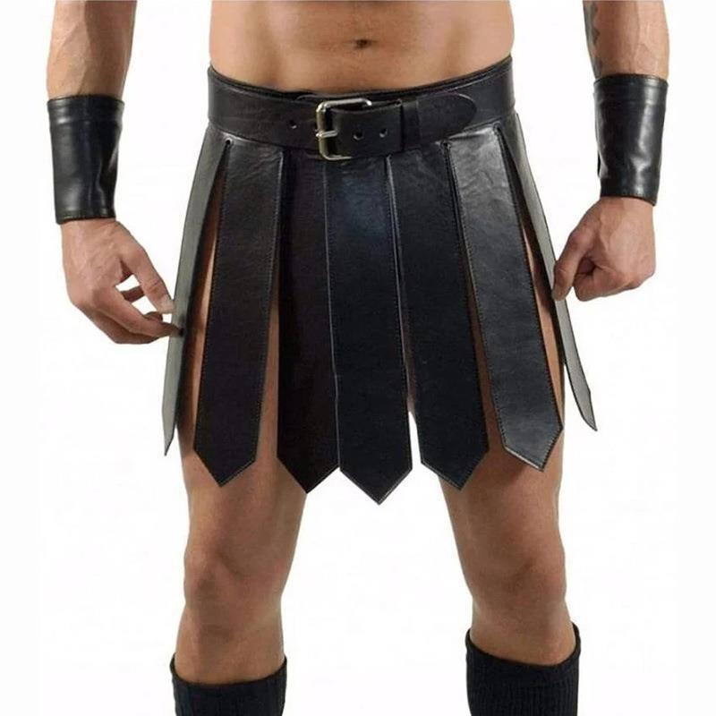 Cross-border Multi-platform Hot Sale European Viking Style Medieval Belt Roman Skirt Samurai Cosplay Costume