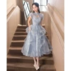 Blue, long, mid-length
