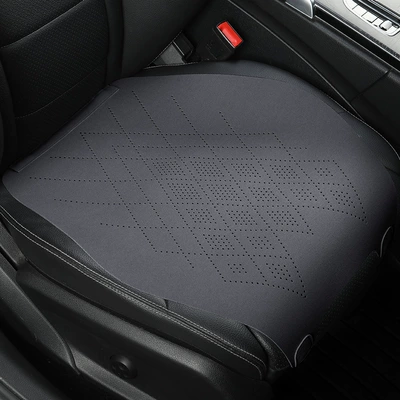 Four Seasons Pad Wear-Resistant Suede Perforated Seat Cover, Single
