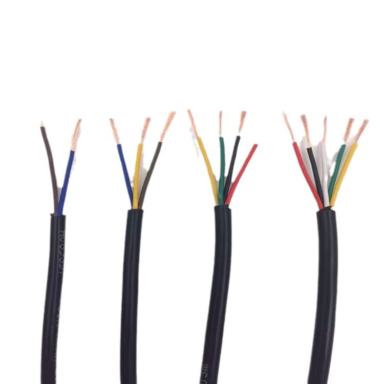 RVV5*0.5东莞软电缆电线电缆设备连接用电缆连接线金福友国标护套