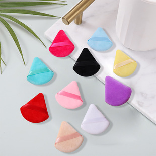 Triangle Makeup Powder Puff Air Cushion Makeup Powder Puff in stock Wholesale Beauty Makeup Makeup Auxiliary Tool Triangle Powder Puff
