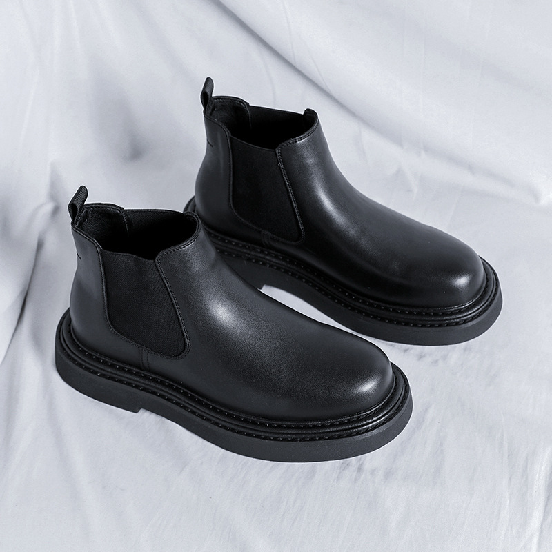 trendy summer low cut Martin men's handsome motorcycle short boots, casual shoes 59330-R_voghion.com