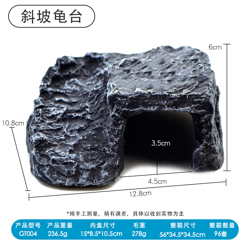Suministros para mascotas animales plataforma de secado de tortugas plataforma de escalada paisaje tortuga terraza tortuga isla de La Tortuga oruga escondiéndose agujero trípode plataforma tortuga