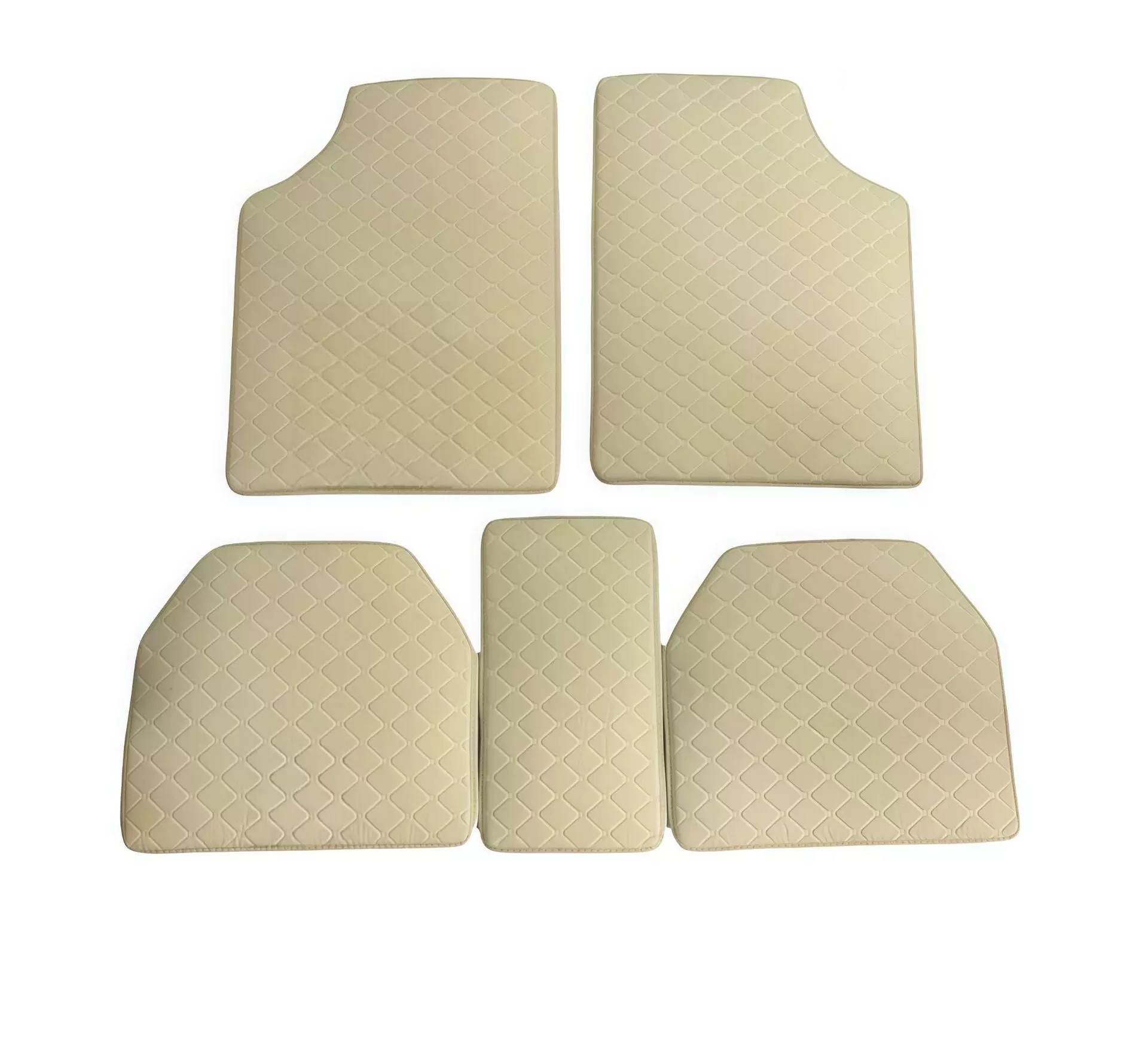 Amazon universal car floor mats five-piece set in leather style, cross-border manufacturer wholesale, dropshipping, foreign trade floor mats