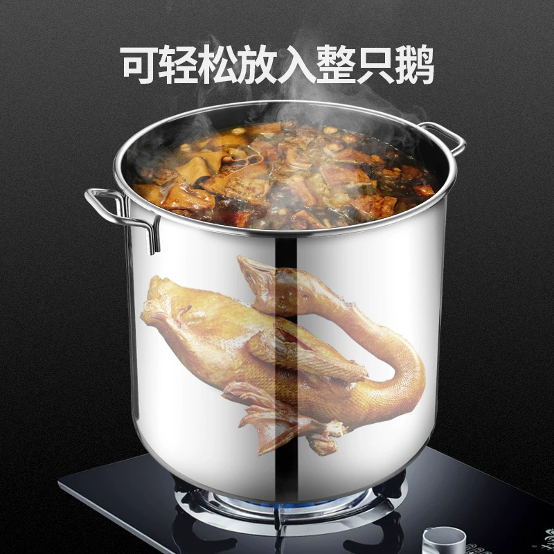 Capacious bucket stainless steel for commercial use, increased thickness