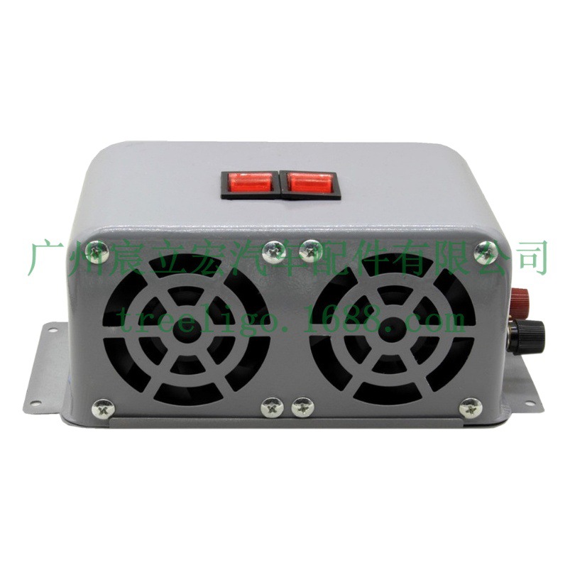 Calentador de coche venta caliente transfronteriza 12v24V calentador de calefacción de tres orificios coche descongelación niebla nieve calentador eléctrico image 1