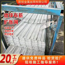 免拆镀锌金属有筋扩张网拉伸网墙体抹灰灌浆模版网建筑轻钢别墅网