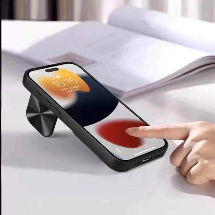 17PRO soporte de lente de silicona para iPhone16 caso de teléfono móvil todo incluido succión magnética marca de fuga Apple 15 cubierta