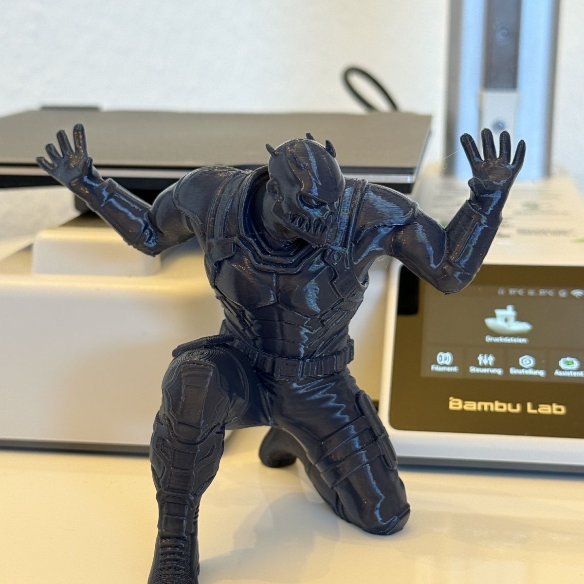 Ninja impresión adornos impresión 3D hecha a mano estante de bolígrafo papelería almacenamiento bolígrafo personalidad mesa creativa decoración image 10