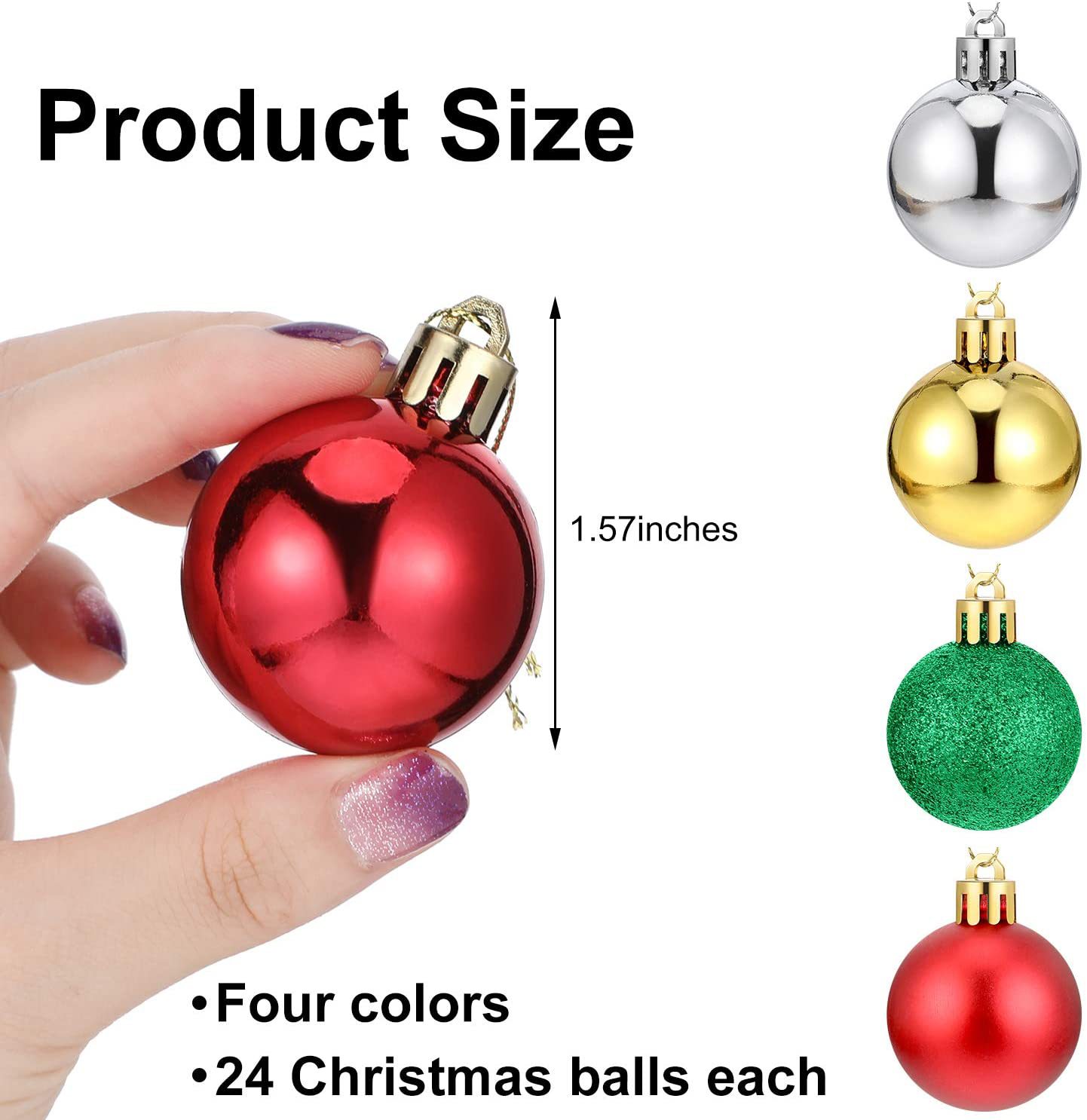 Amazon E-commerce ofrece bolas de plástico cm fiesta hotel árbol de Navidad atmósfera decoración de bolas de Navidad