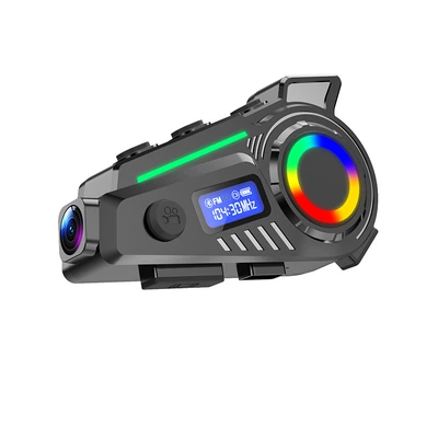 Motorcycle Helmet Headset: Driving Recorder Hd Camera