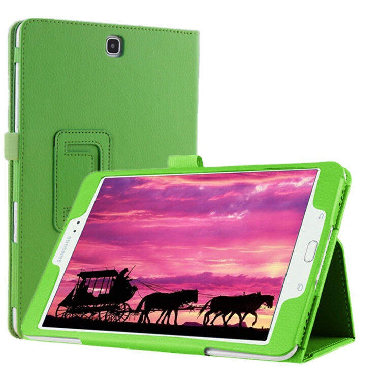Suitable for Samsung Tab A 8.0 / T350 tablet PC protection two-fold litchi pattern bracket protective cover