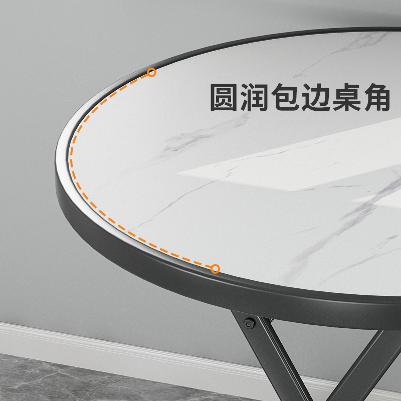 叠四方桌出租房用小餐桌简约可叠桌子便携户外圆桌小型|undefined