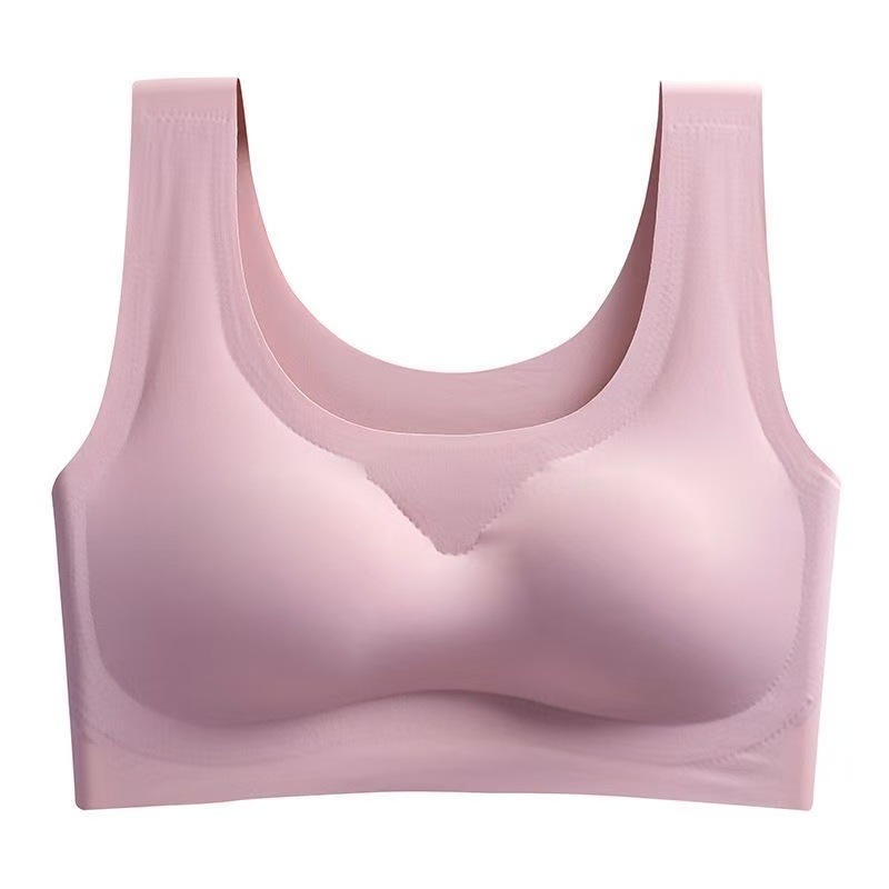 Top Deportivo Japonés Premium sin Costuras, de una Pieza, para Mujer, de Seda Helada, con Espalda Descubierta, para Yoga, sin Tirantes