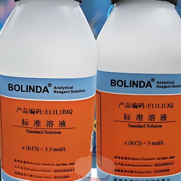 氯化钾标准溶液饱和0.01-3.3mol探头电极保护浸泡活化填充博林达
