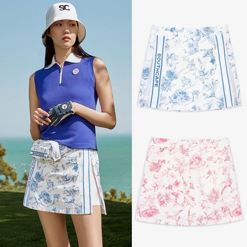 25 New Golf Clothing for Women, Summer Style Printed Casual Skirt Pants, Shorts, Versatile, Slim Fit, Sporty