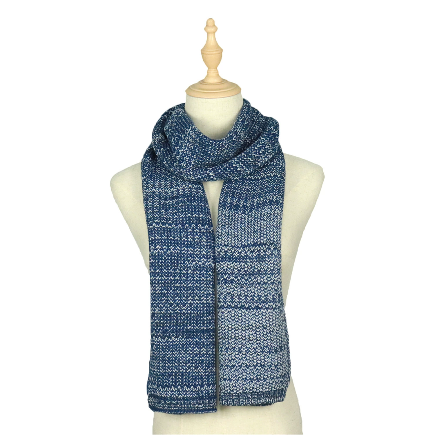 Keep warm knitted men's scarf for leisure