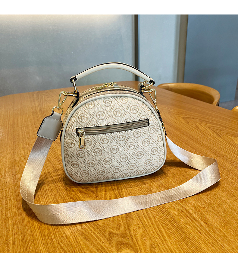 Women's Crossbody Bag Small Round Shoulder Bag Versatile Style_voghion.com