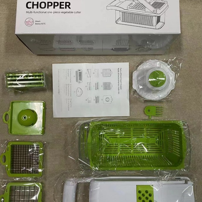 Cortador de verduras multifuncional, rallador y rebanador manual