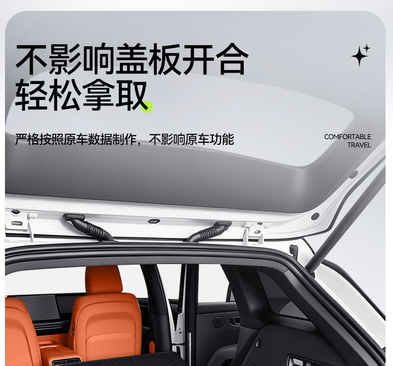 Suitable for 26 models of Song Ultra EV/DMi, TPE BYD integrated trunk mat modification accessories